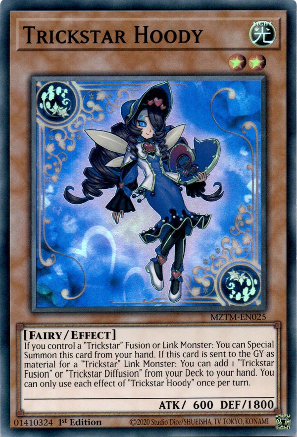 Yugioh Trickstar Hoody MZTM-EN025 Super Rare 1st Edition NM