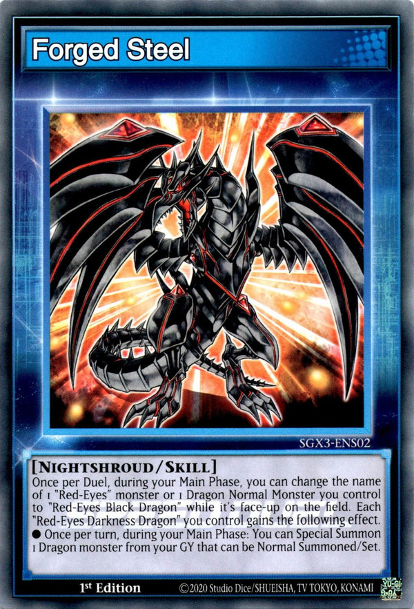 Yugioh Forged Steel SGX3-ENS02 Speed Duel Common 1st Edition NM