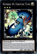 Yugioh Number 49: Fortune Tune KICO-EN048 Super Rare 1st Edition NM