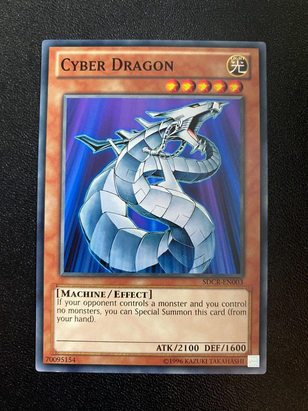 Yugioh Cyber Dragon SDCR-EN003 Common Unlimited Edition VLP/NM