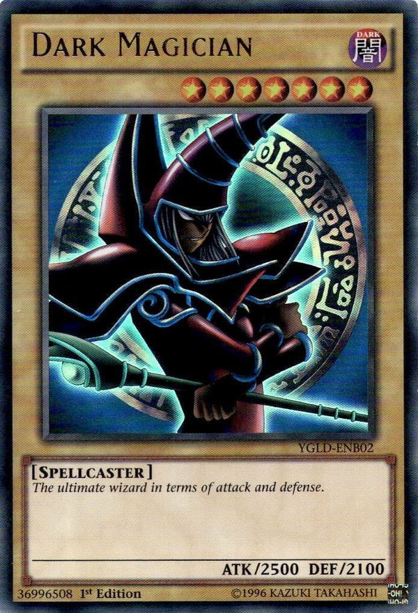 Yugioh Dark Magician YGLD-ENB02 Ultra Rare 1st Edition VLP/NM