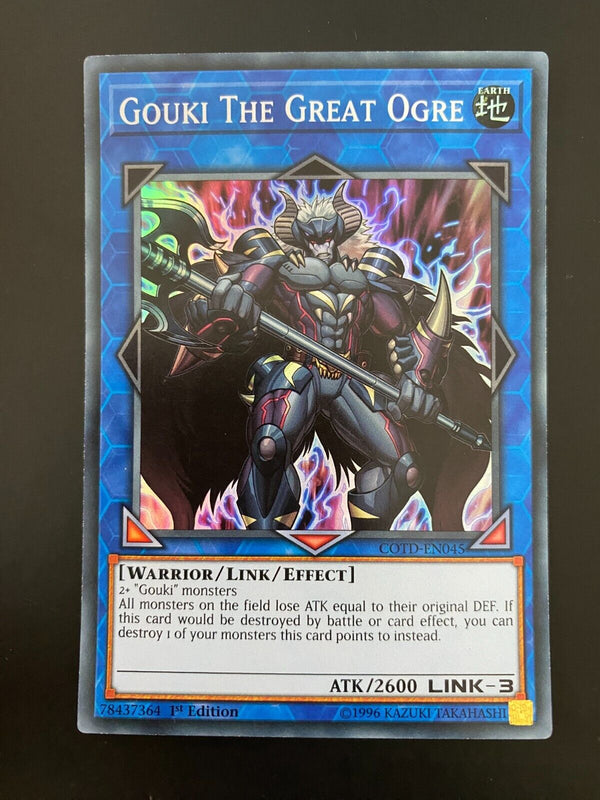 Yugioh Gouki The Great Ogre COTD-EN045 Super Rare 1st Edition LP/VLP