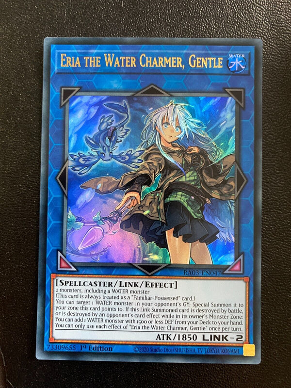 Yugioh Eria the Water Charmer, Gentle RA03-EN047 Ultra Rare 1st Edition NM