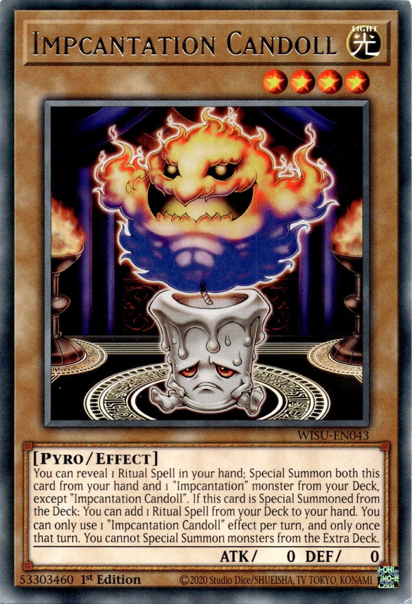Yugioh Impcantation Candoll WISU-EN043 Rare 1st Edition LP