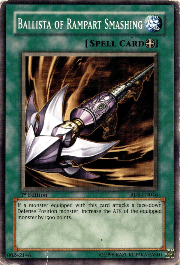 Yugioh Ballista of Rampart Smashing RDS-EN046 Common 1st Edition DAMAGED
