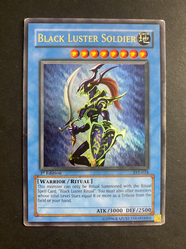 Yugioh Black Luster Soldier SYE-024 Ultra Rare 1st Edition HP