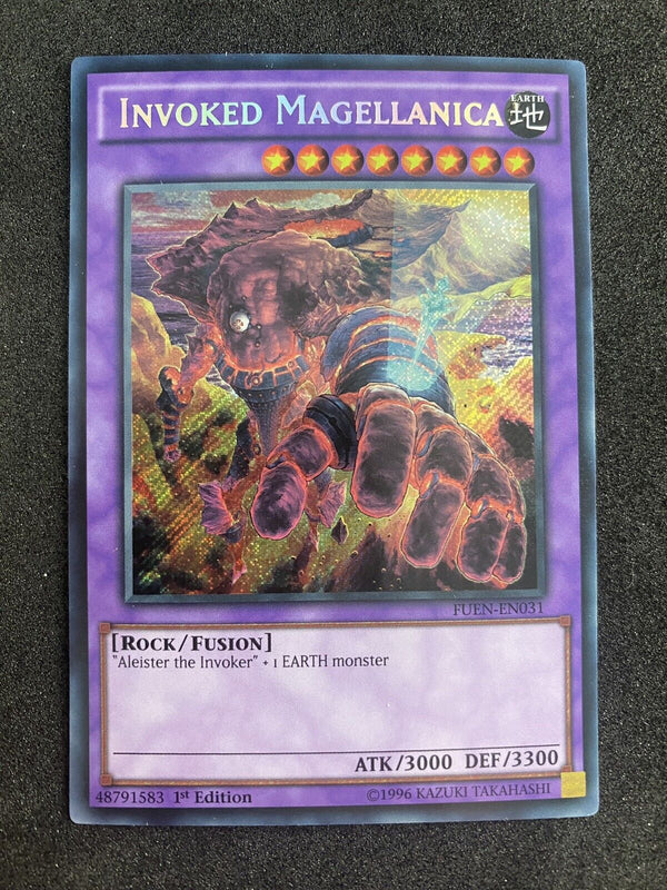 Yugioh Invoked Magellanica FUEN-EN031 Secret Rare 1st Edition NM