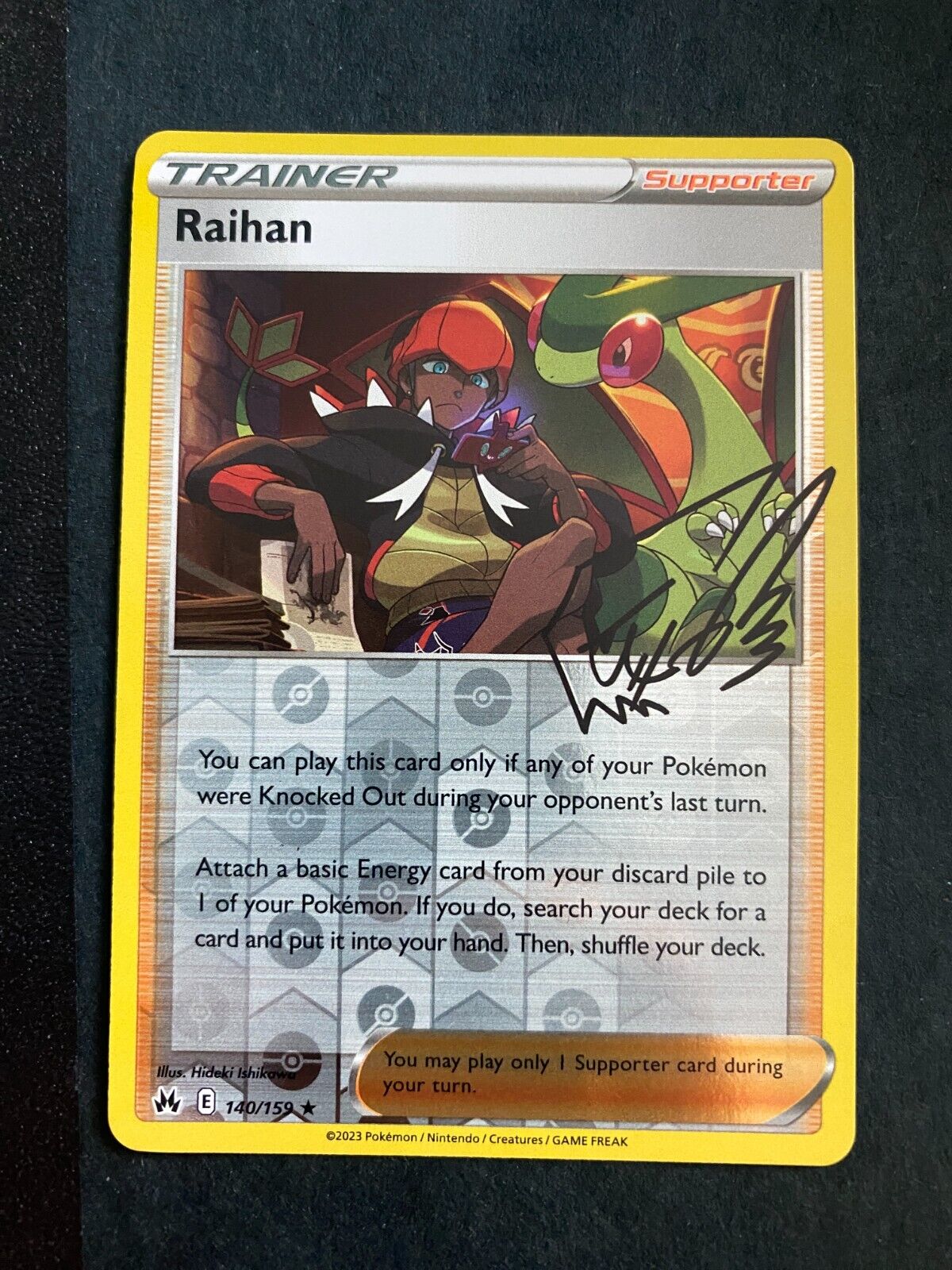 Pokemon Raihan 140/159 Crown Zenith Reverse Holo LP