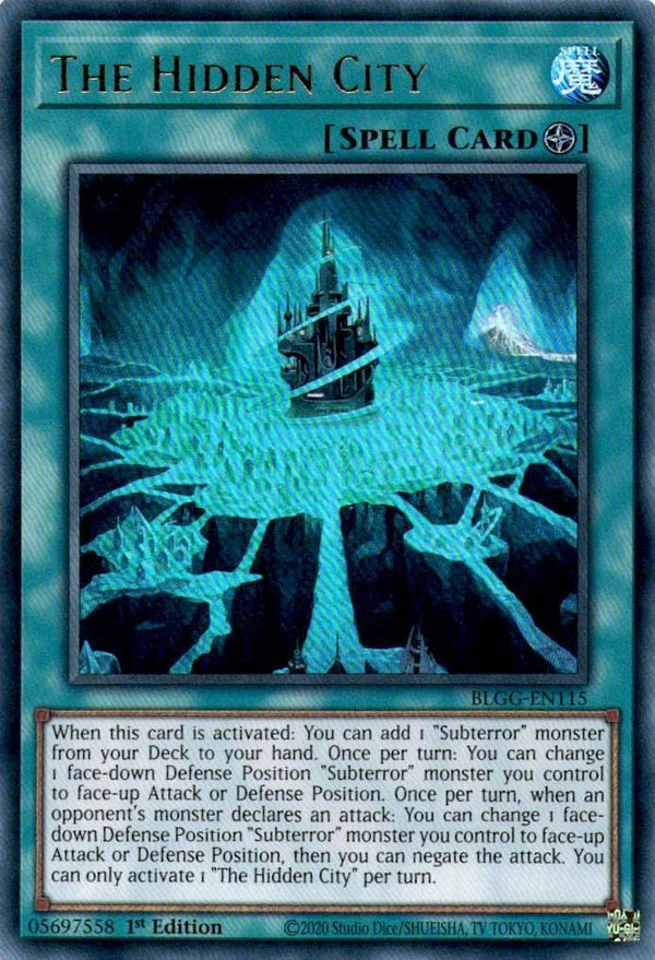 Yugioh The Hidden City BLGG-EN115 Ultra Rare 1st Edition NM