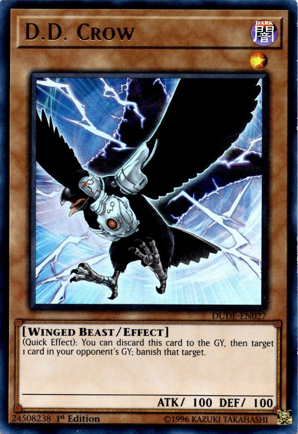 Yugioh D.D. Crow DUDE-EN027 Ultra Rare 1st Edition VLP/NM