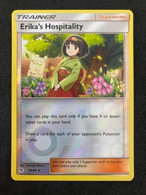 Pokemon Erika's Hospitality 56/68 Hidden Fates Reverse Holo NM-MINT