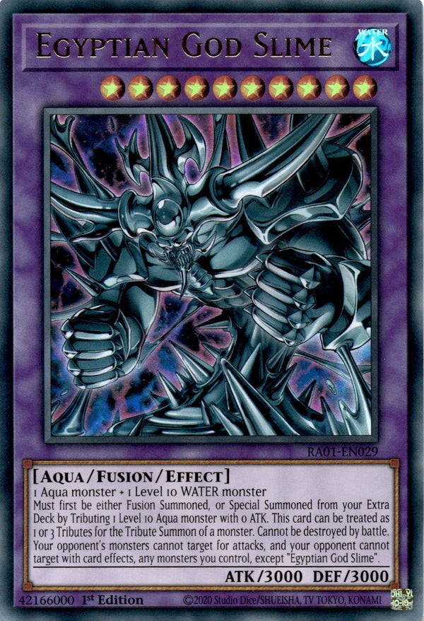 Yugioh Egyptian God Slime RA01-EN029 Ultra Rare 1st Edition NM