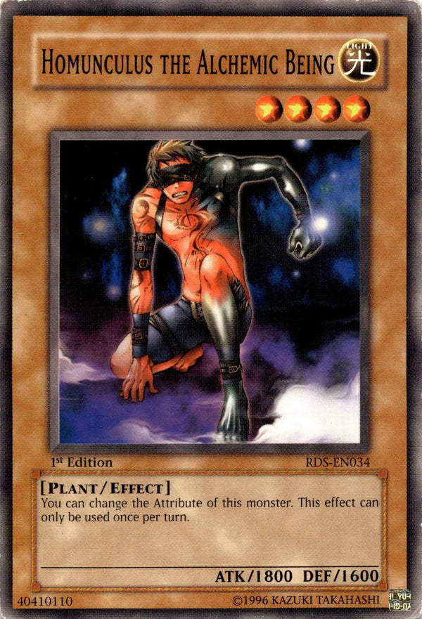 Yugioh Homunculus the Alchemic Being RDS-EN034 Common 1st Edition MP
