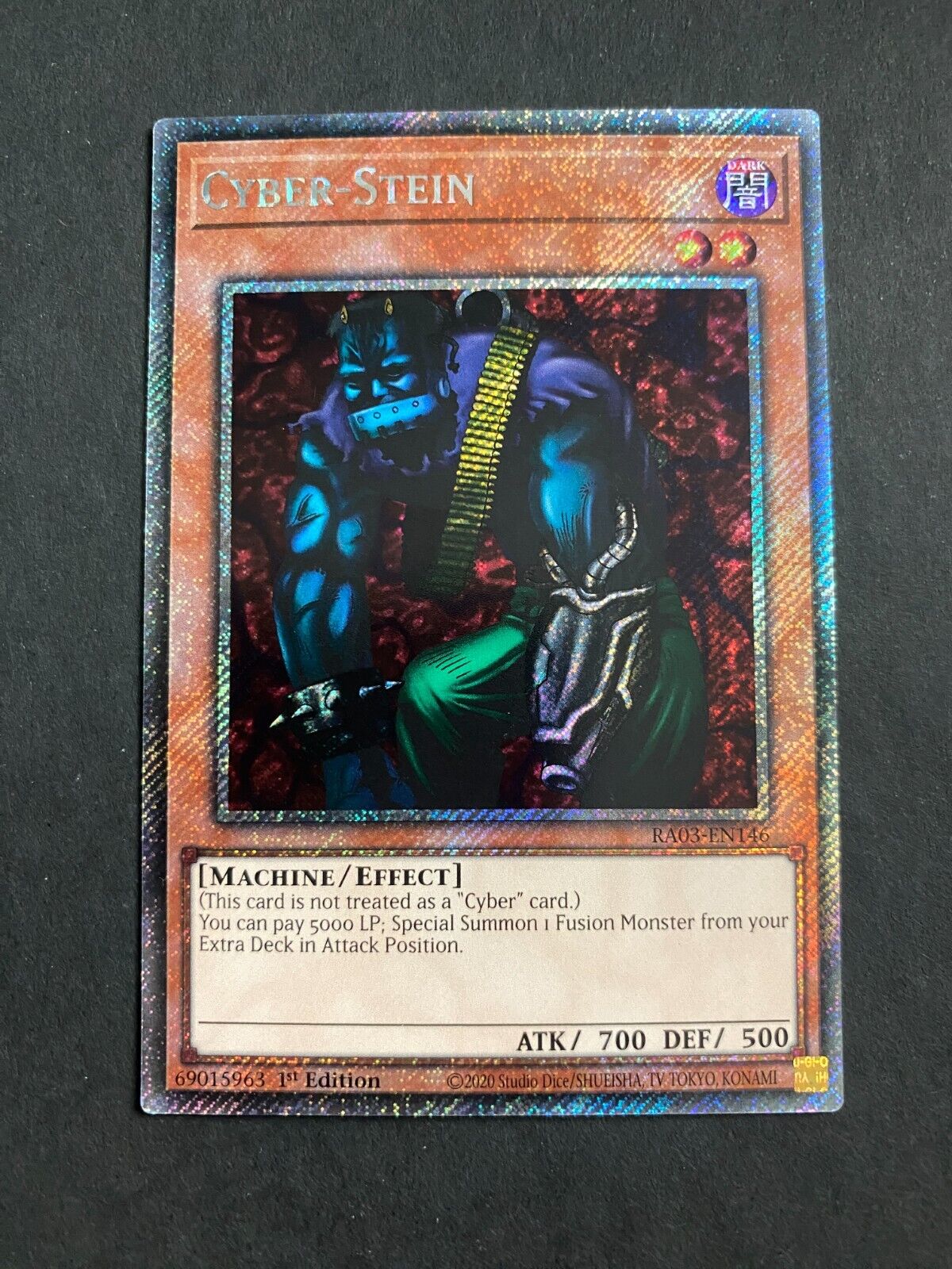 Yugioh Cyber-Stein RA03-EN146 Platinum Secret Rare 1st Edition NM