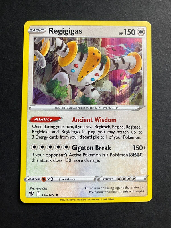 Pokemon Regigigas 130/189 Astral Radiance Holo NM