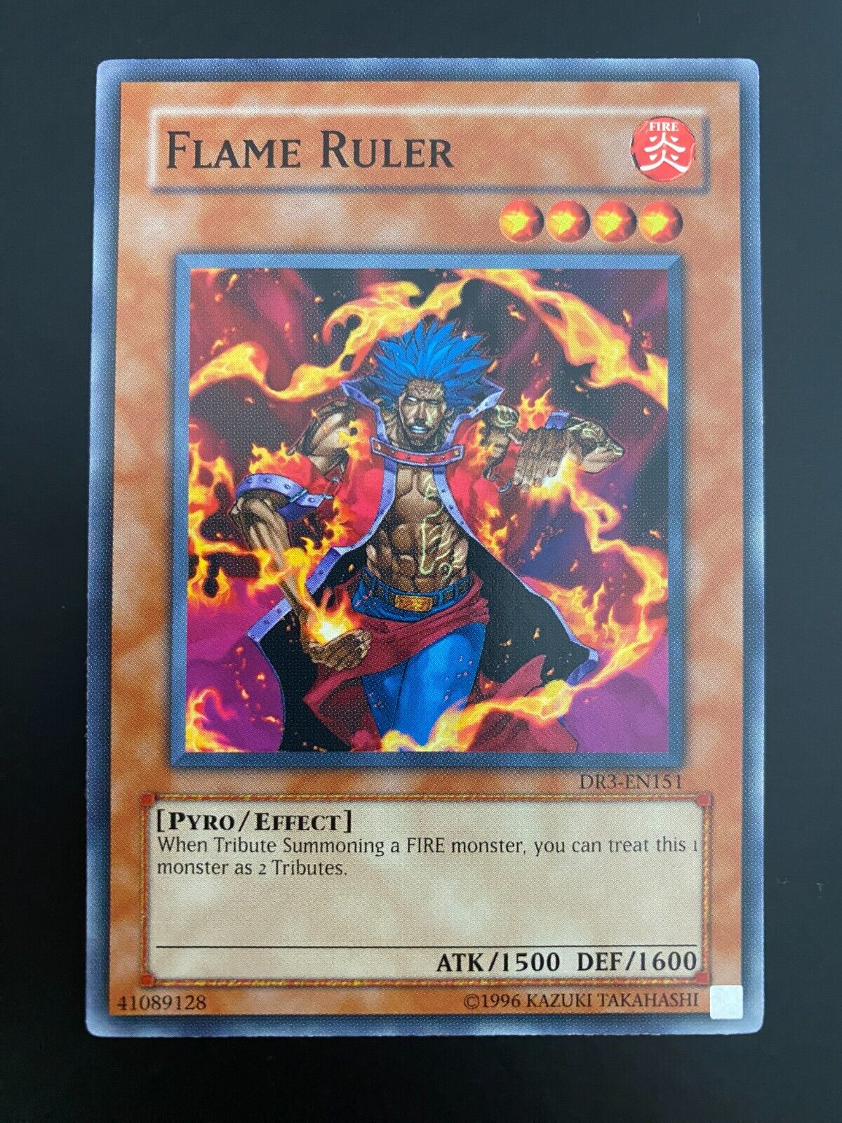 Yugioh Flame Ruler DR3-EN151 Unlimited Edition NM