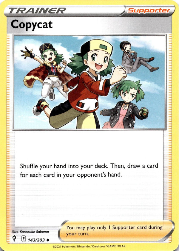 Pokemon Copycat 143/203 Evolving Skies Non Holo NM
