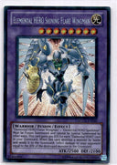 Yugioh Elemental HERO Shining Flare Wingman LCGX-EN050 Secret Rare Unlimited NM