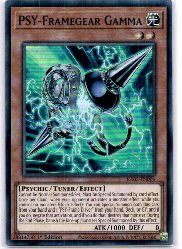 Yugioh PSY-Framegear Gamma RA05-EN006 Super Rare 1st Edition NM