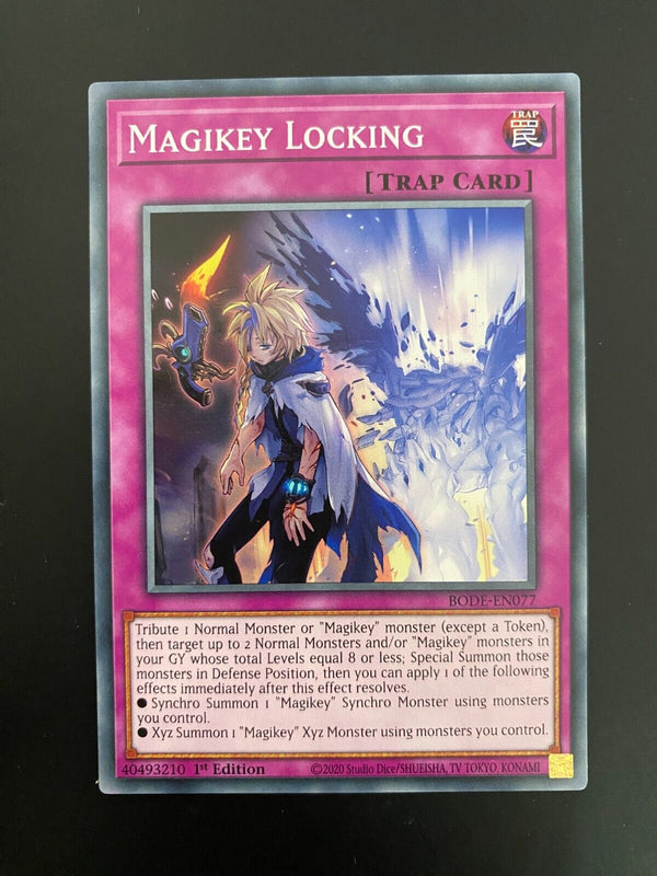 Yugioh Magikey Locking BODE-EN077 Common 1st Edition NM/MINT