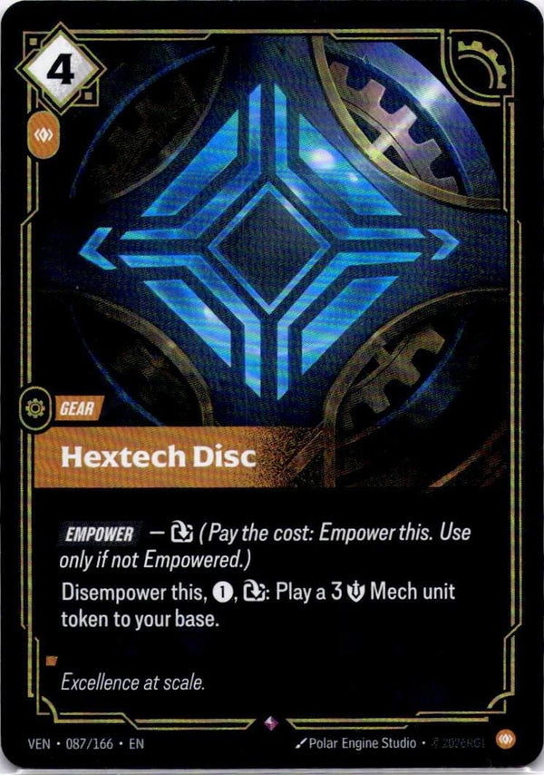 Riftbound Hextech Disc 087/166 Vendetta Rare NM