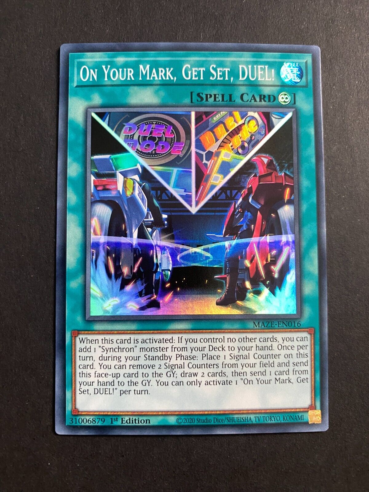 Yugioh On Your Mark, Get Set, DUEL! MAZE-EN016 Super Rare 1st Edition NM