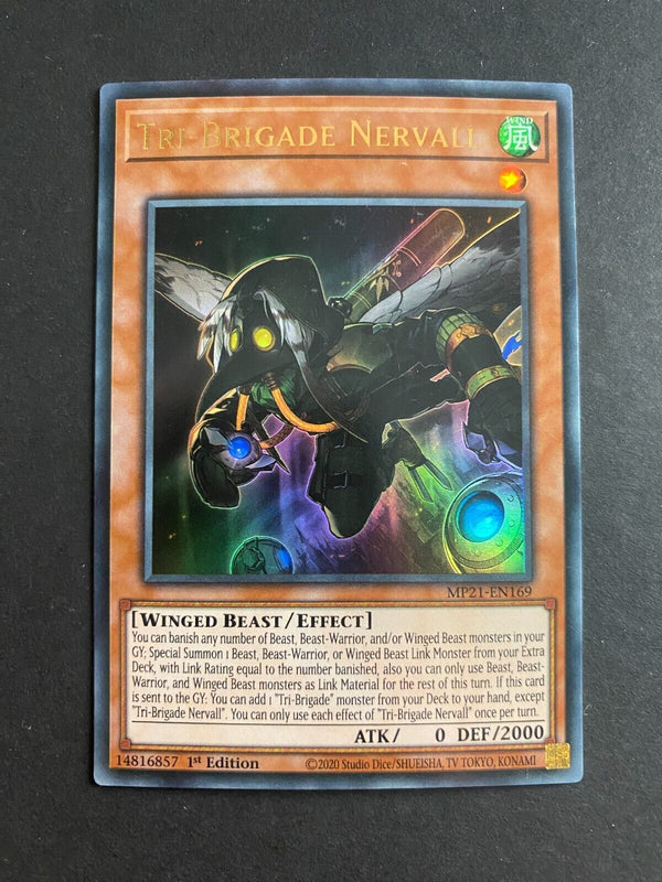 Yugioh Tri-Brigade Nervall MP21-EN169 Ultra Rare 1st Edition VLP/NM