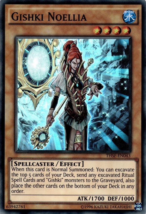 Yugioh Gishki Noellia THSF-EN043 Super Rare Unlimited Edition NM