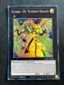 Yugioh Number 100: Numeron Dragon RA01-EN039 Super Rare 1st Edition NM