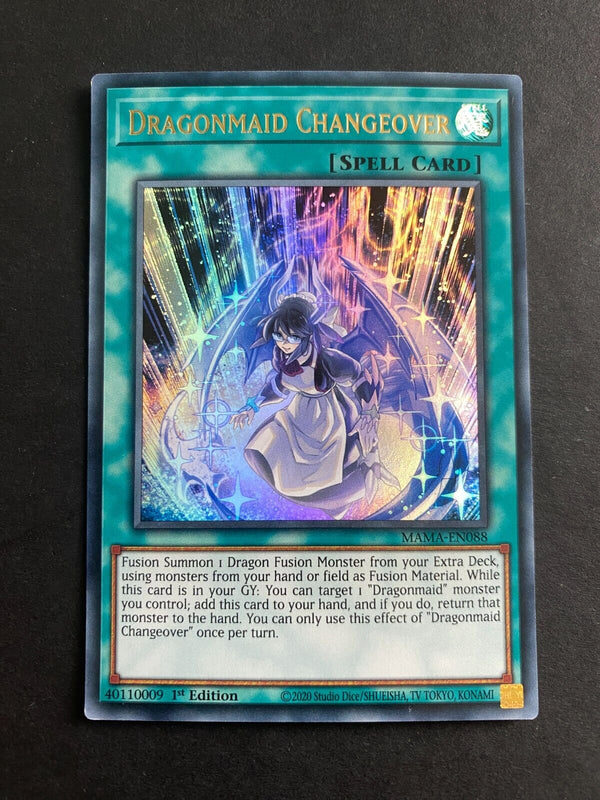 Yugioh Dragonmaid Changeover MAMA-EN088 Ultra Rare 1st Edition NM