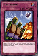 Yugioh Attention! GENF-EN078 Rare 1st Edition LP