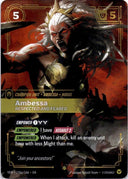 Riftbound Ambessa, Respected and Feared 136a/166 Vendetta Alternate Art NM