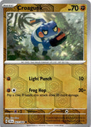 Pokemon Croagunk 023/064 Shrouded Fable Reverse Holo NM