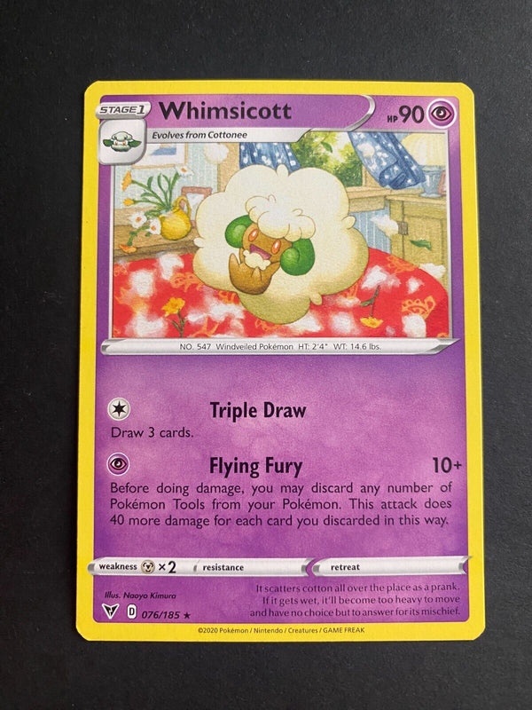 Pokemon Whimsicott 076/185 Vivid Voltage Rare Non Holo NM