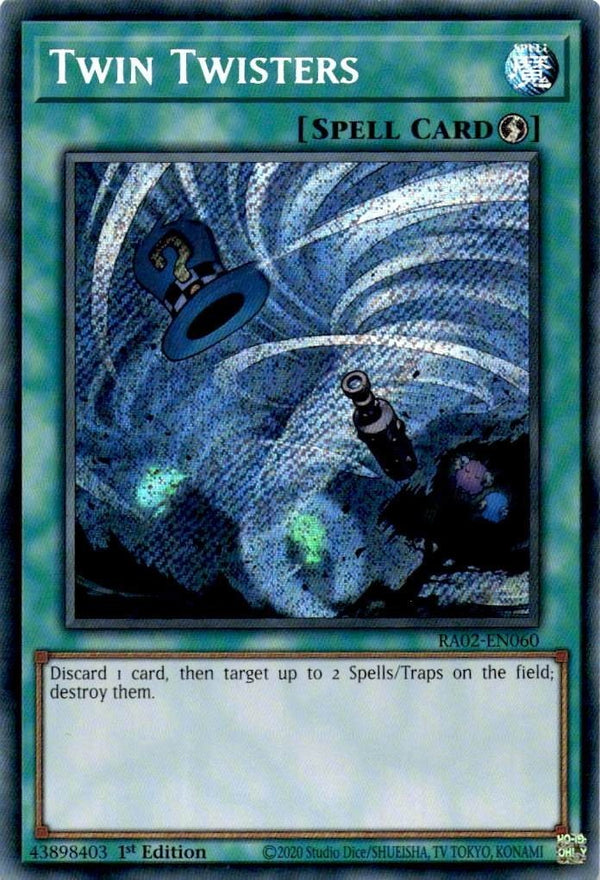 Yugioh Twin Twisters RA02-EN060 Secret Rare 1st Edition VLP/NM