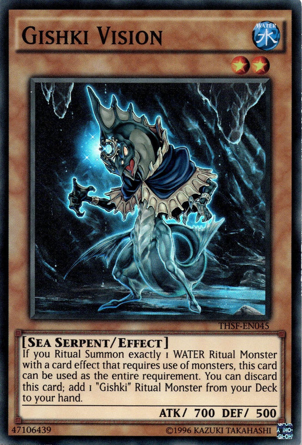 Yugioh Gishki Vision THSF-EN045 Super Rare 1st/unl Edition VLP/NM