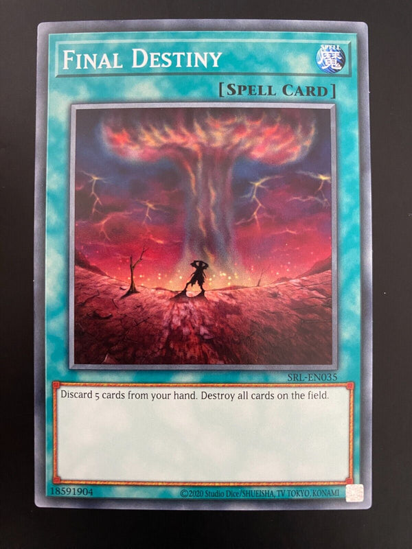 Yugioh Final Destiny SRL-EN035 Common Unlimited Edition NM/MINT