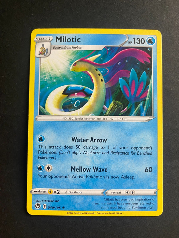 Pokemon Milotic 040/195 Silver Tempest Rare Non Holo MP/LP