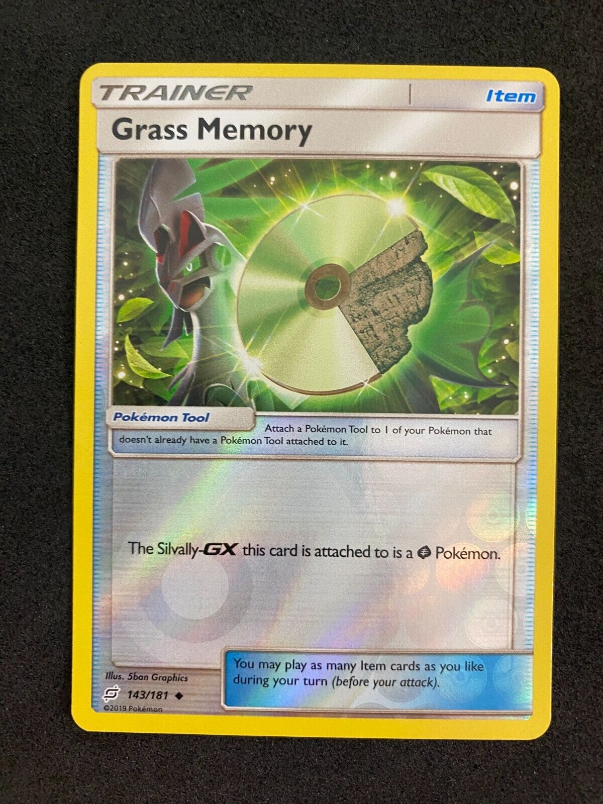 Pokemon Grass Memory 143/181 Team Up Reverse Holo NM