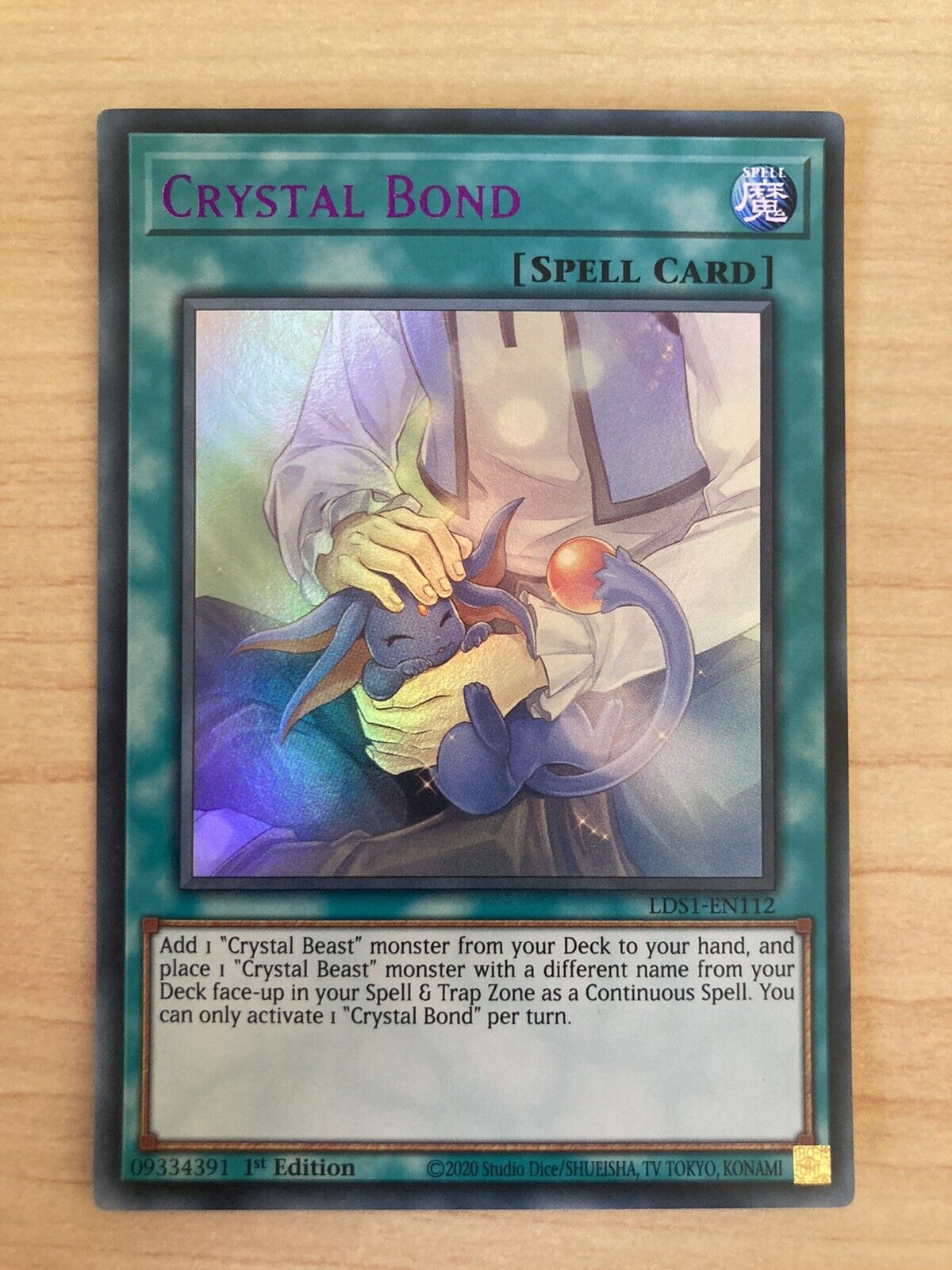 Yugioh Crystal Bond LDS1-EN112 Ultra Rare (Purple) 1st Edition NM