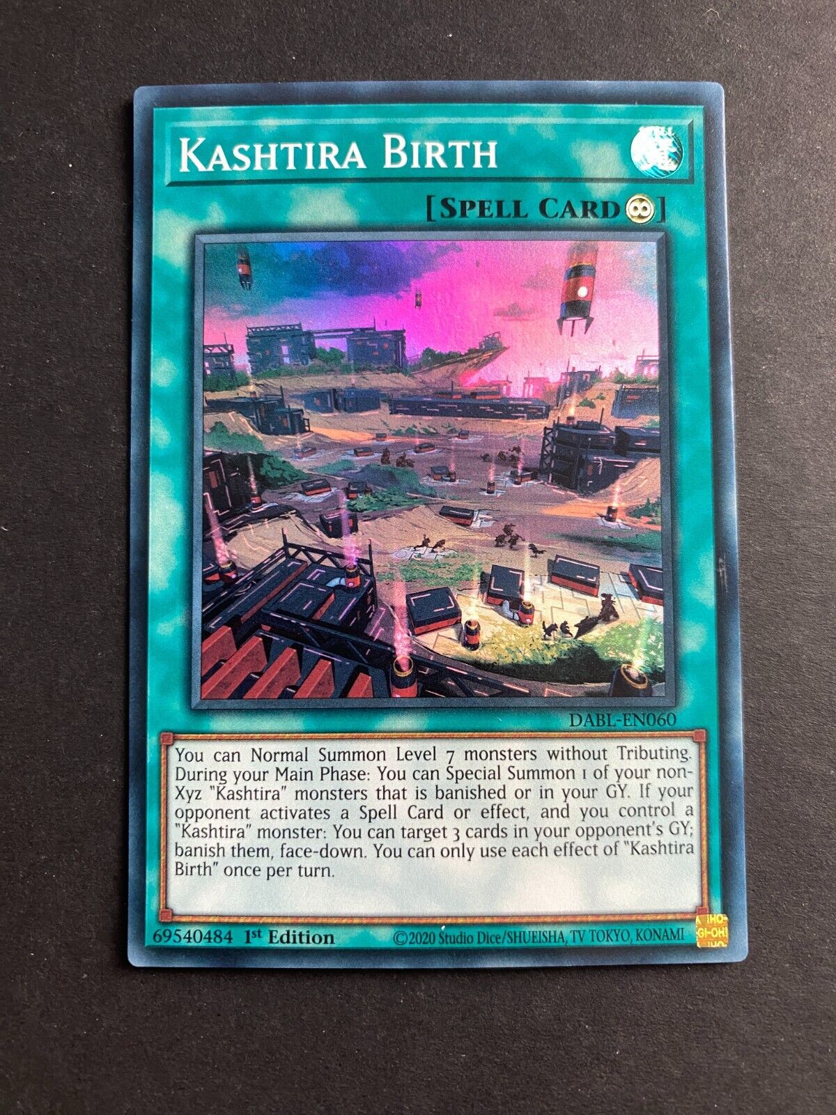 Yugioh Kashtira Birth DABL-EN060 Super Rare 1st Edition LP