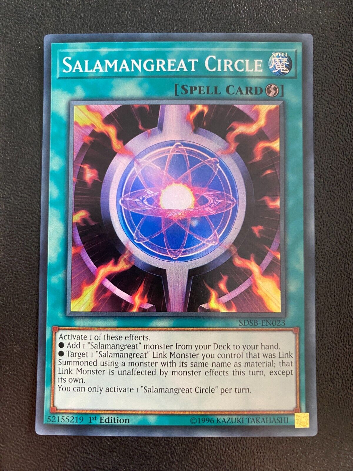 Yugioh Salamangreat Circle SDSB-EN023 Super Rare 1st Edition VLP/NM