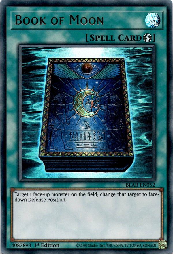 Yugioh Book of Moon BLAR-EN052 Ultra Rare 1st Edition NM
