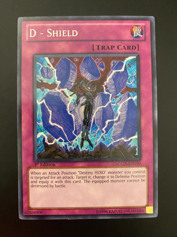 Yugioh D - Shield LCGX-EN150 Common 1st Edition NM