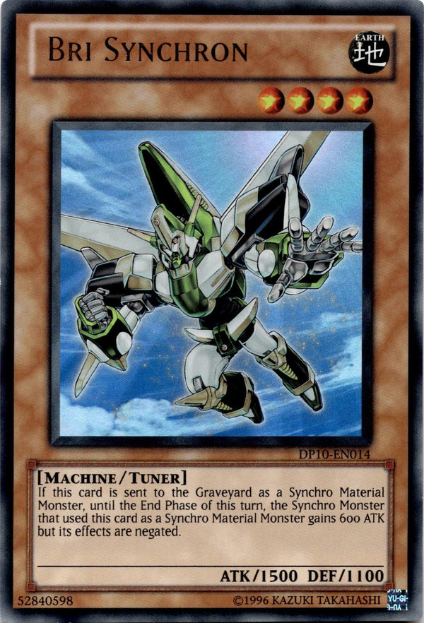 Yugioh Bri Synchron DP10-EN014 Ultra Rare Unlimited Edition VLP/NM