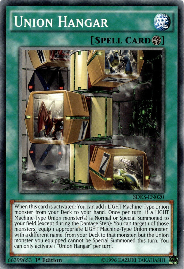 Yugioh Union Hangar SDKS-EN020 Common 1st Edition LP