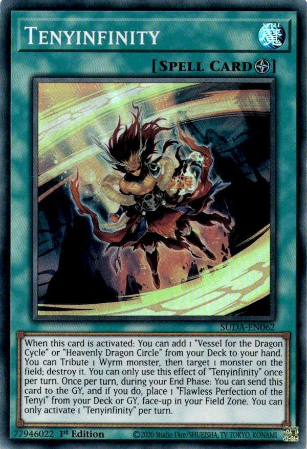 Yugioh Tenyinfinity SUDA-EN062 Super Rare 1st Edition NM
