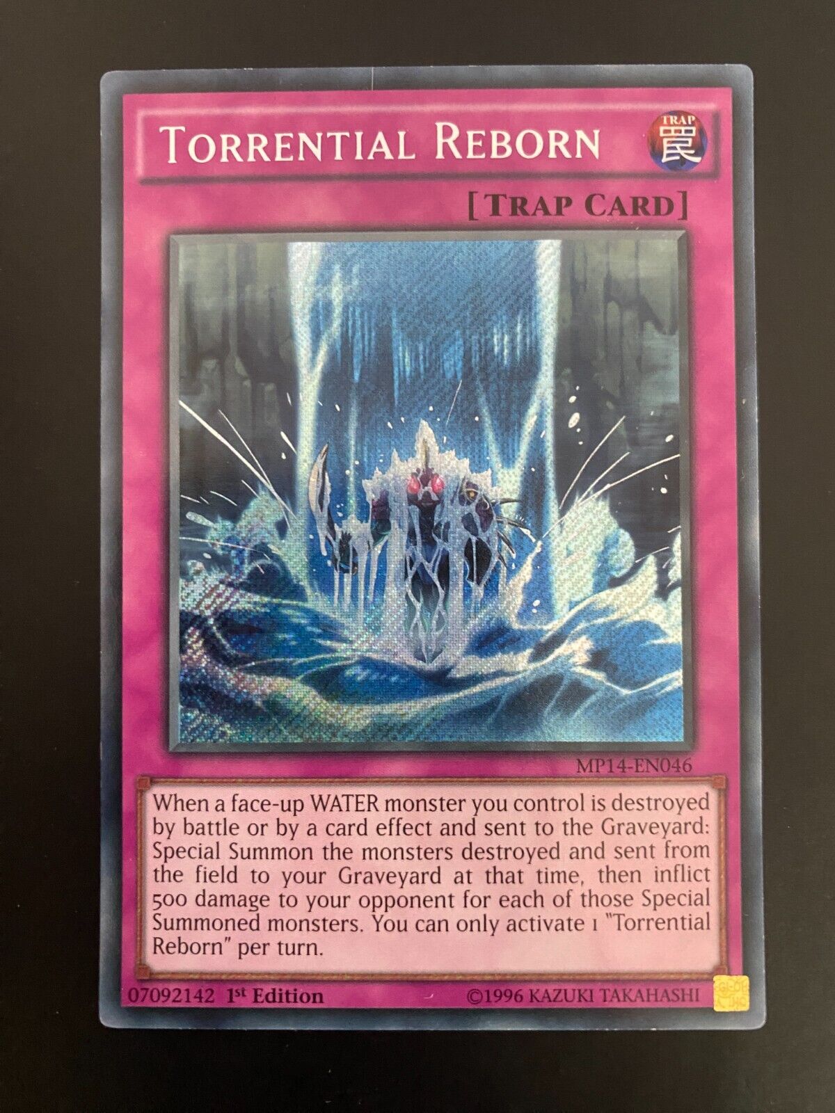 Yugioh Torrential Reborn MP14-EN046 Secret Rare 1st Edition LP