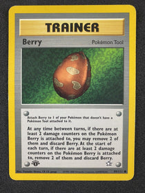 Pokemon Berry 99/111 Neo Genesis 1st Edition MP-LP