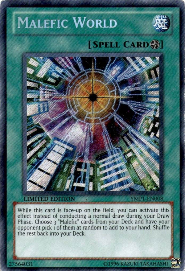 Yugioh Malefic World YMP1-EN008 Secret Rare Limited Edition HP